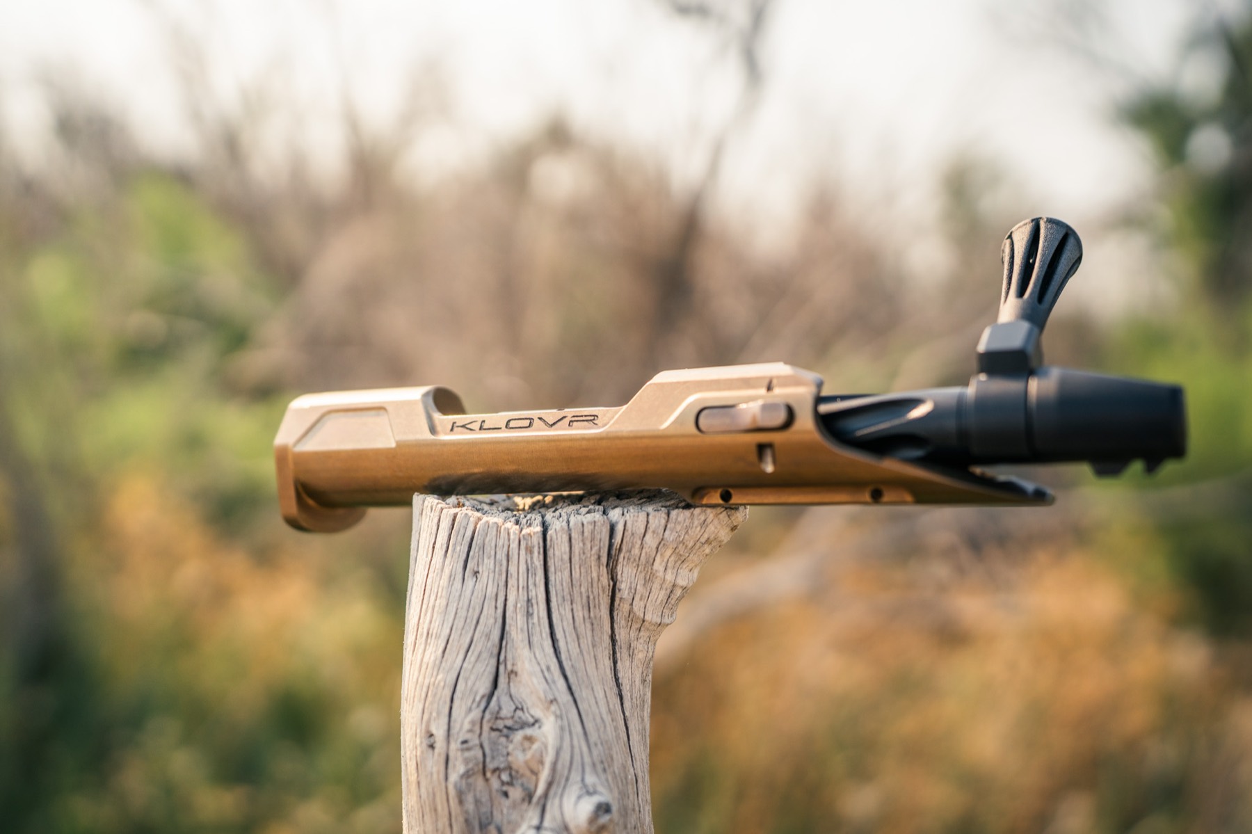 KLOVR stock, engraved forend